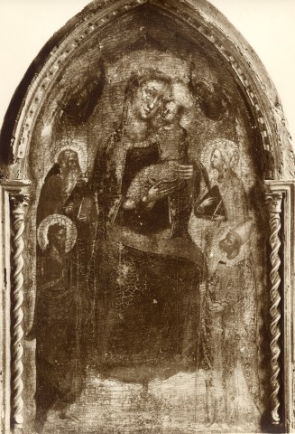 Sansoni, Mario — Lorenzo di Bicci - sec. XIV - Madonna con Bambino tra angeli e santi — insieme